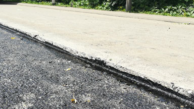 切割铣剥立面接缝处理